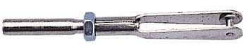 Chape M2 avec embout � 1,2 mm. 2 pi�ces