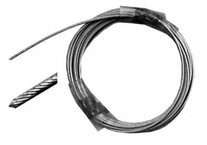 Cable en acier. � 1,25 mm x 5 m.
