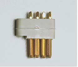 Fiche servo m�le � souder. 5 pi�ces
