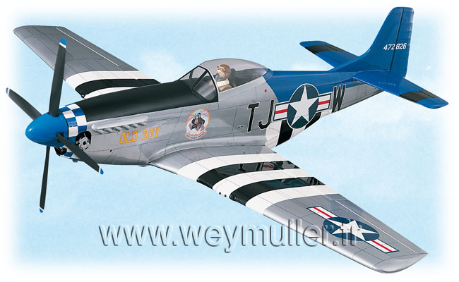Kit P-51D Mustang. 2,14m
