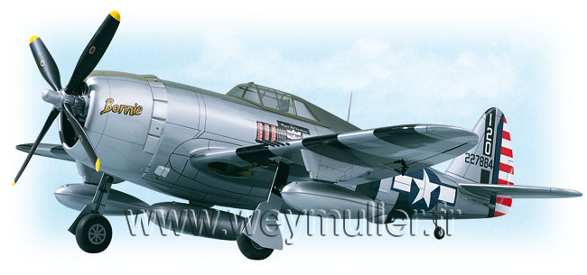 Kit P-47D Thunderbolt. 2,16m
