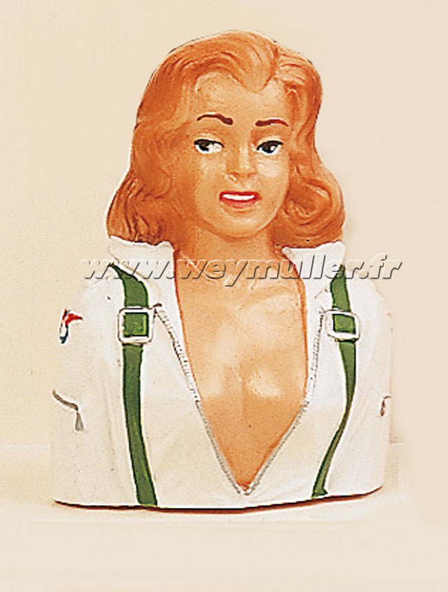 Buste Marilyne. Hauteur  93 mm. Poids 40g
