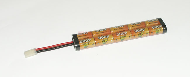 Pack accus Eco 12V 4000mA avec prise Tamyia