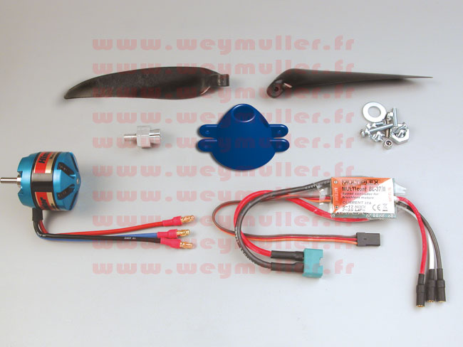 Set moteur Himax 3510-1100 + variateur<br>Pour Blizzard