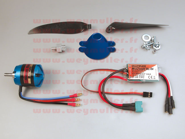 Set moteur Himax 3510-1540 + variateur<br>Pour Blizzard Tuning