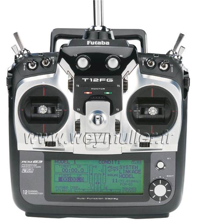 Radio Futaba 12FG 12/12/0 2,4GHz mode 1
