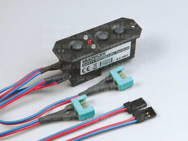 Inter de r�ception �lectronique<br>Safety Lipo TwinBatt