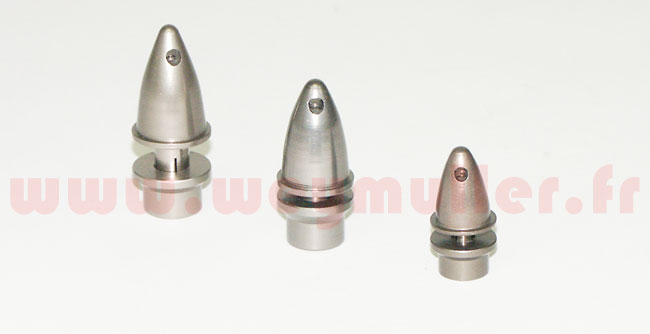 Accouplement d'arbre  � 5,0mm avec c�ne. M8. 1 pi�ce
