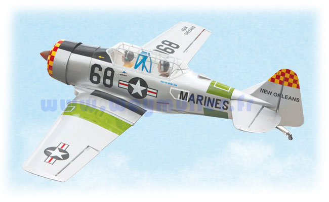 Kit AT6 Texan 1,80m + train rentrant