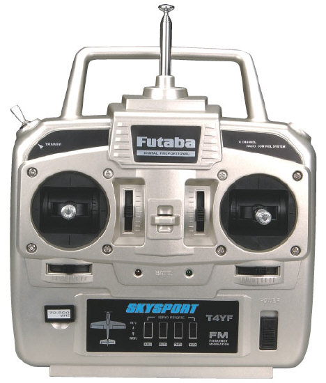 Radio Futaba Skysport 4YF 4/6/3 S3003 packs accus Tx/Rx et chargeur