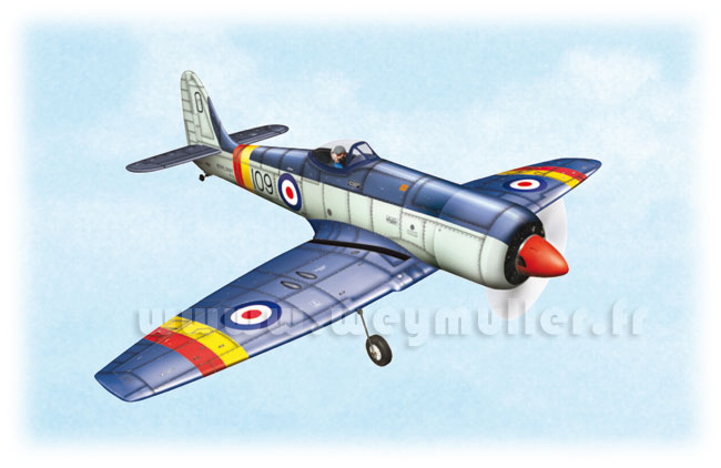 Kit Sea Fury 91 1,66m