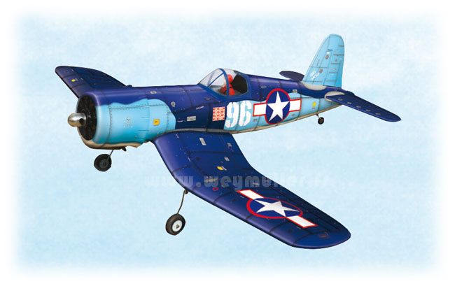 Kit Corsair F4U 1,69m avec train rentrant