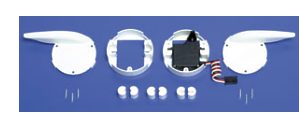 Boitier de fixation pour servos d'aile