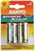 Piles Sanyo 1.5V LR14-C alkaline (2 �l�ments)