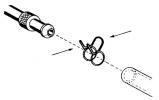 Clips de serrage pour durit � 2x5 mm. 10 pi�ces.