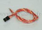 Cordon servo silicone Graupner. 1 pi�ce