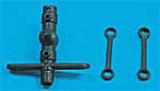 T�te de rotor + biellette. 1 jeu