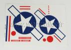Planche de d�coration USA.<br>50x34cm
