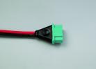 Fiche femelle 6 p�les + fil 0,75mm2