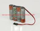 Accu 4,8V 2500mA Ni-mH prise Multiplex