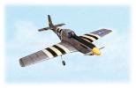 Kit P51 Mustang 1,42m avec train rentrant