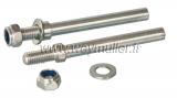 Axes de roue � 5 x 40 mm. 2 pi�ces