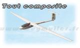 Planeur ASH26 GFK + train rentrant 3,00m