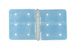 Charni�re en nylon, axe m�tal. 36 x 18 mm<br>10 pi�ces