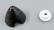 C�ne noir � 62 mm + support