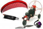 Para RC ARF Trike Set. Rouge - Blanc - Noir