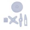 Jeu palonniers standard pour servo Hitec. 4 pi�ces