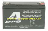 Batterie au plomb <br>6V 7A
