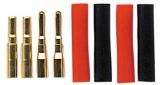 Fiches Gold 2mm m�les/femelles. 2 paires