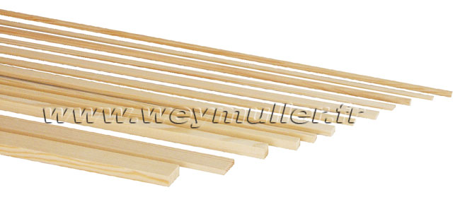 Baguette balsa 3 x 3 mm. 1 m