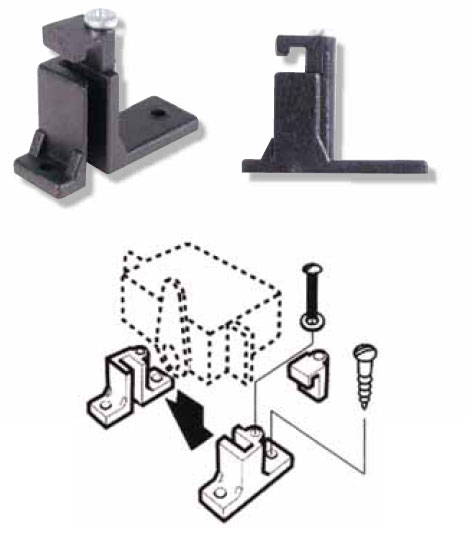 Support réglable micro servo. 2 pièces