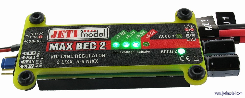 Régulateur de tension MAX BEC 2 Jeti
