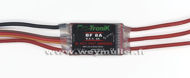 Variateur Protronik BF8A. BEC 2A