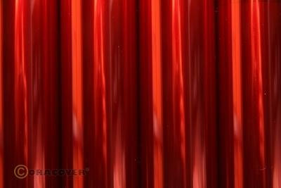 Oracover 10m rouge transparent