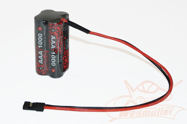 Accu 4.8V 1000mA prise Graupner/Hitec