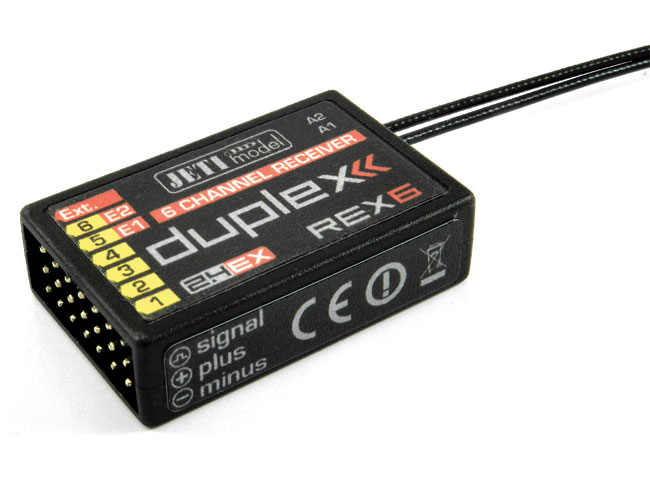 Récepteur Jeti 2,4GHz Duplex REX 6