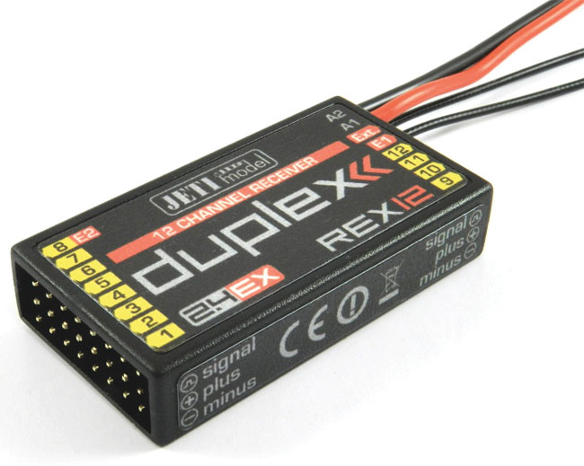 Récepteur Jeti 2,4GHz Duplex REX 12 EPC