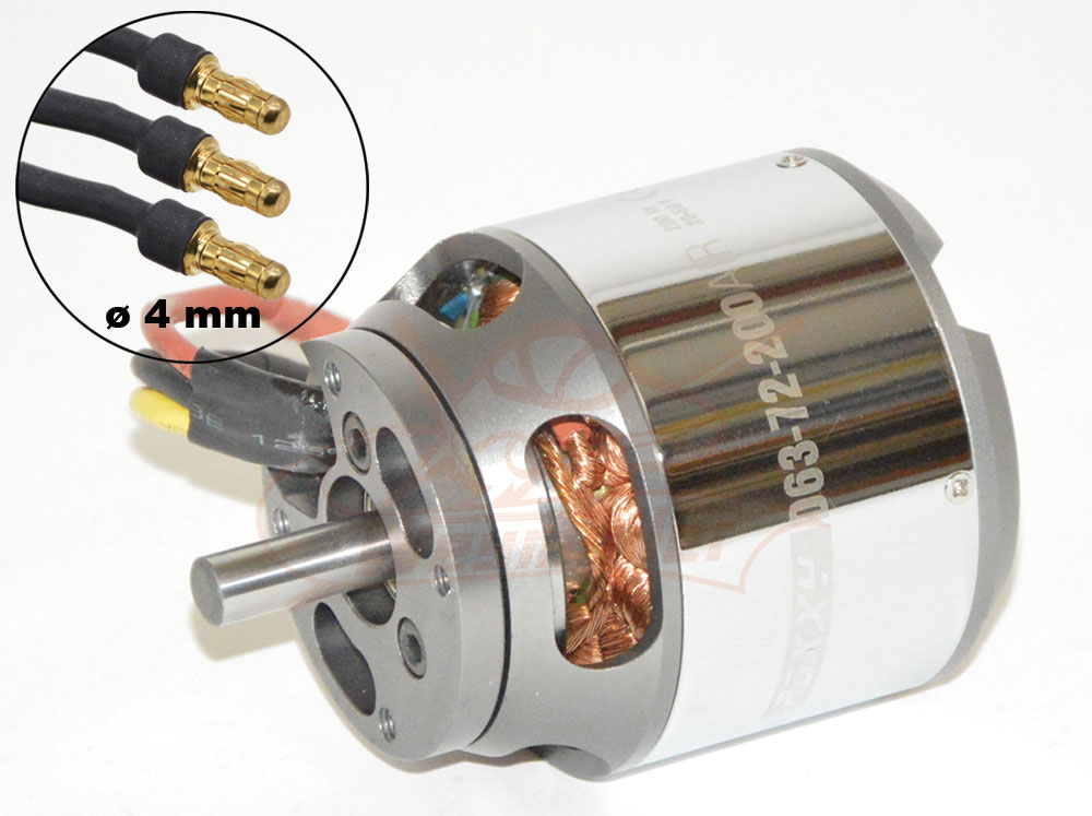 Moteur Brushless C63-72 200kv