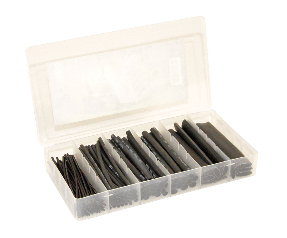 Gaines thermo assortiment. 1.5-2.5-4.0-6.0-10-13mm (noir)