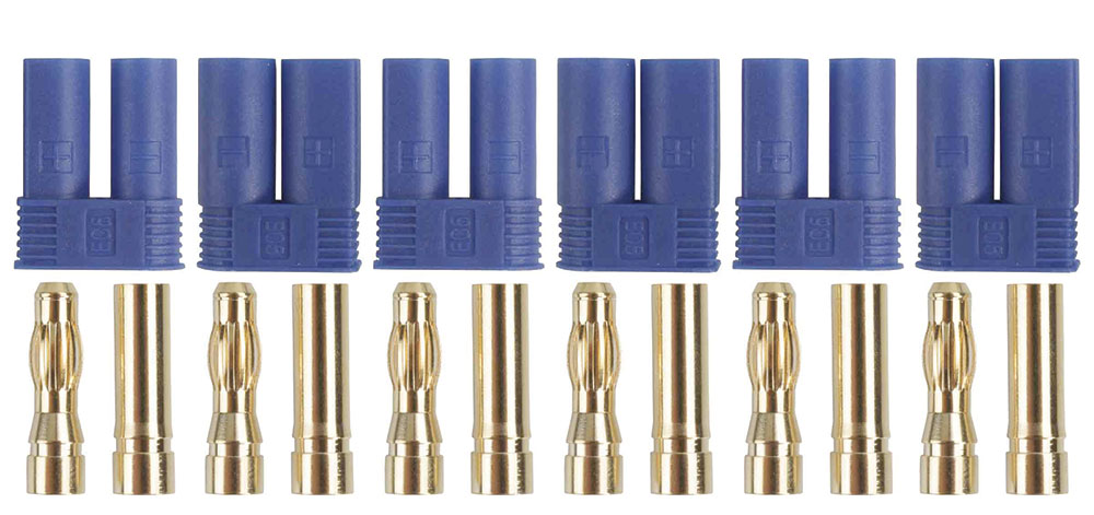 Adaptateur Connecteur XT90 Mâle Vers EC5 Femelle - Câble 12AWG 10cm Lot De 2