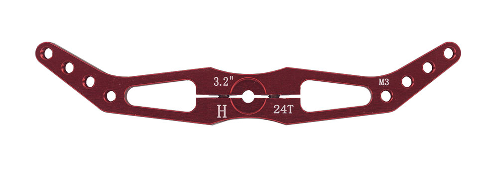 Palonnier de servo alu 24T double 96mm. 1 pièce