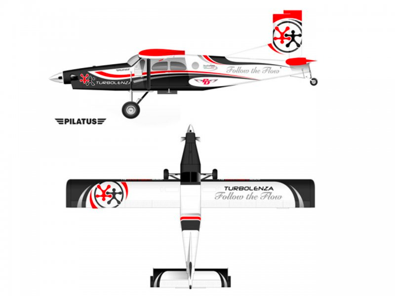 Pilatus PC6 Porter Turbolenza ARF 1,58m