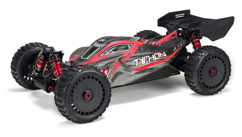 Buggy 1/8 TYPHON 6S V5 4WD BLX avec Spektrum Firma RTR, noir