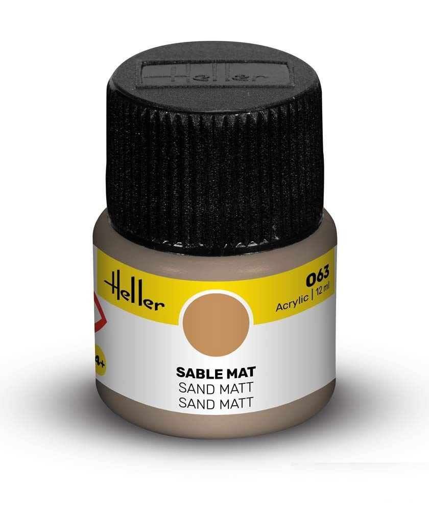 Peinture Heller acrylique 12ml. Sable mat 063