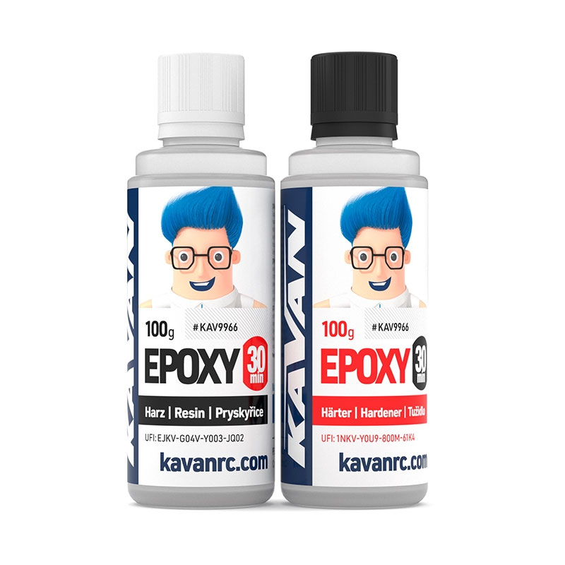 Colle époxy 30 minutes 200g (2x100g)