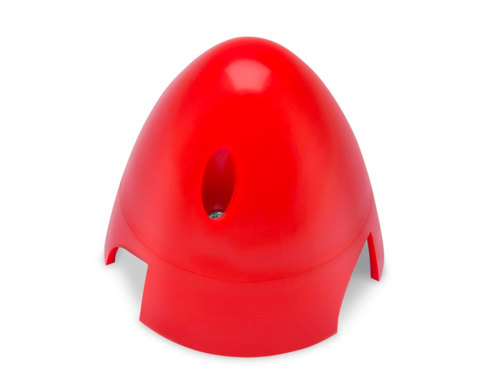 Cône plastique 3 pales ø 63 mm. Rouge